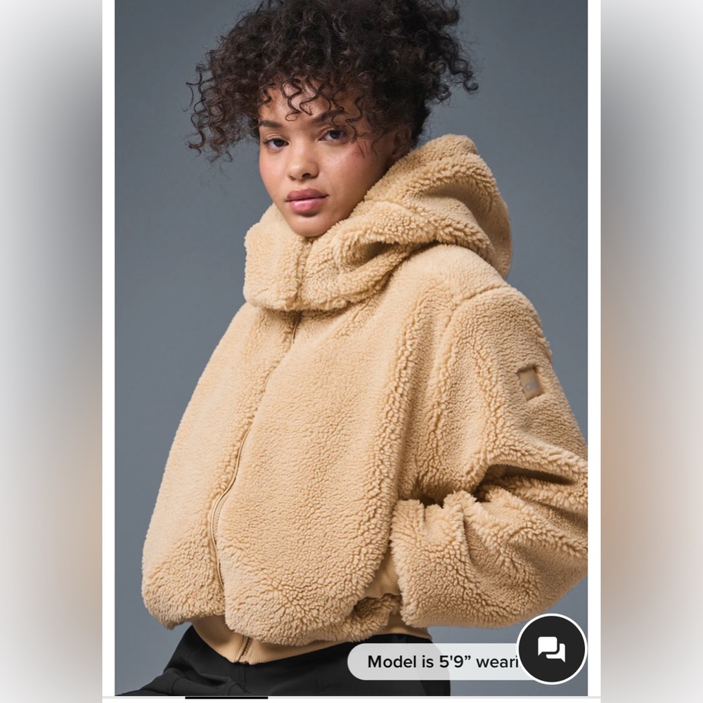 Alo Yoga Foxy Sherpa Jacket Size Smalll
